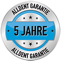 AllDent Garantiesiegel 5 Jahre Garantie AllDent Siegel